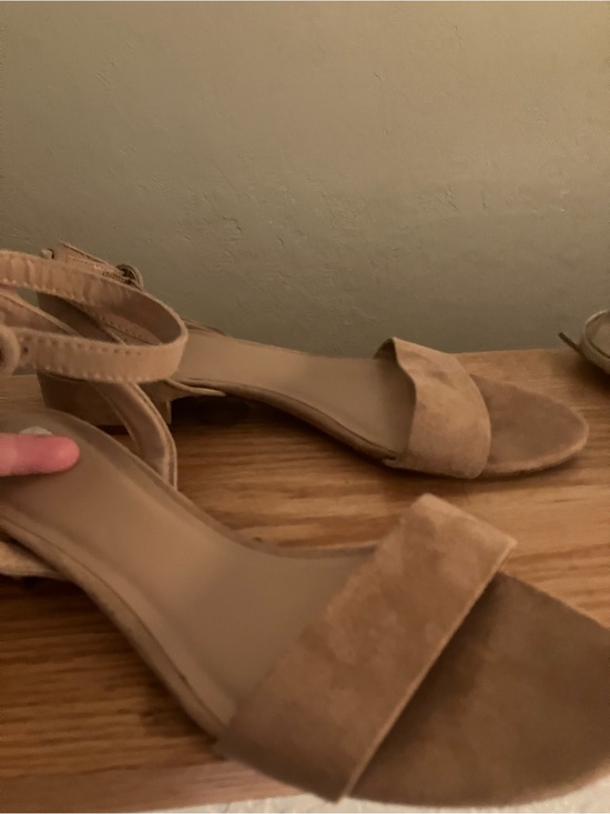 a new day Shoes - a new day Women's Open-Toe Ankle-Strap Sandals in Tan Suede